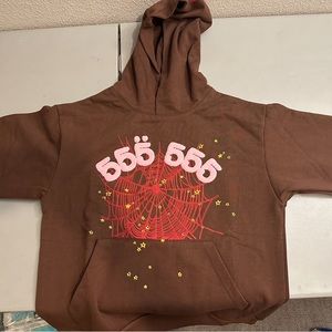 Sp5der Web Hoodie ‘Brown’